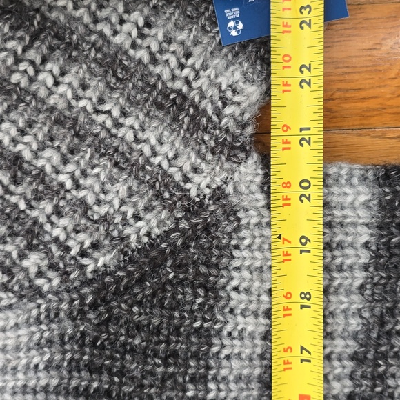 ARIZONA JEAN CO WOMEN'S JUNIOR GRAY STRIPES PULLOVER CREWNECK SWEATER SIZE XL - Picture 10 of 15